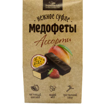 Медофеты Берестов суфле с курагой и медом 150 г