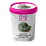 Мороженое BRand ICE Мятное с шоколадной крошкой 500мл  Мороженое BRand ICE Мятное с шоколадной крошкой 500мл