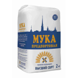 Мука пшеничная Предпортовая в/с 2кг Мука пшеничная Предпортовая в/с 2кг