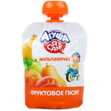 Пюре Агуша  мультифрукт 90 г ДП Пюре Агуша  мультифрукт 90 г ДП