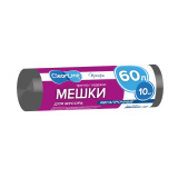 Мешки д/мусора Clear Line Профи мегапрочные 60л 10шт Мешки д/мусора Clear Line Профи мегапрочные 60л 10шт