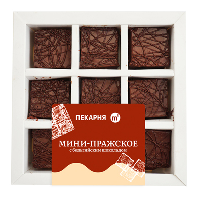 Пирожное мини Пражское 165г фермерское Пирожное мини Пражское 165г фермерское