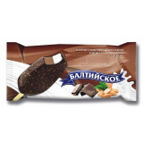 Мороженое Эскимо слив.двухсойн. в глазури с арахисом Балтийское 80г Хладокомбинат №1  Мороженое Эскимо слив.двухсойн. в глазури с арахисом Балтийское 80г Хладокомбинат №1