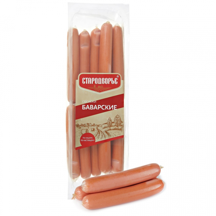 Сосиски Баварские 350г Стародворье  Сосиски Баварские 350г Стародворье